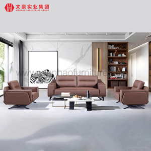 Wenhao Excutive Office Sofa Fabric الأريكة الجلدية الأثاث العلامة التجارية